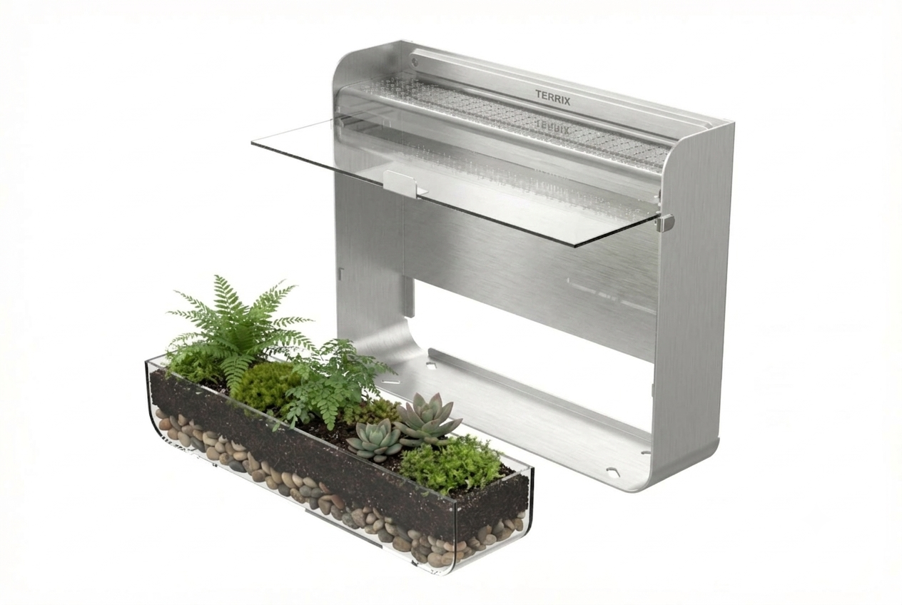 Plant at the counter, not on the wall