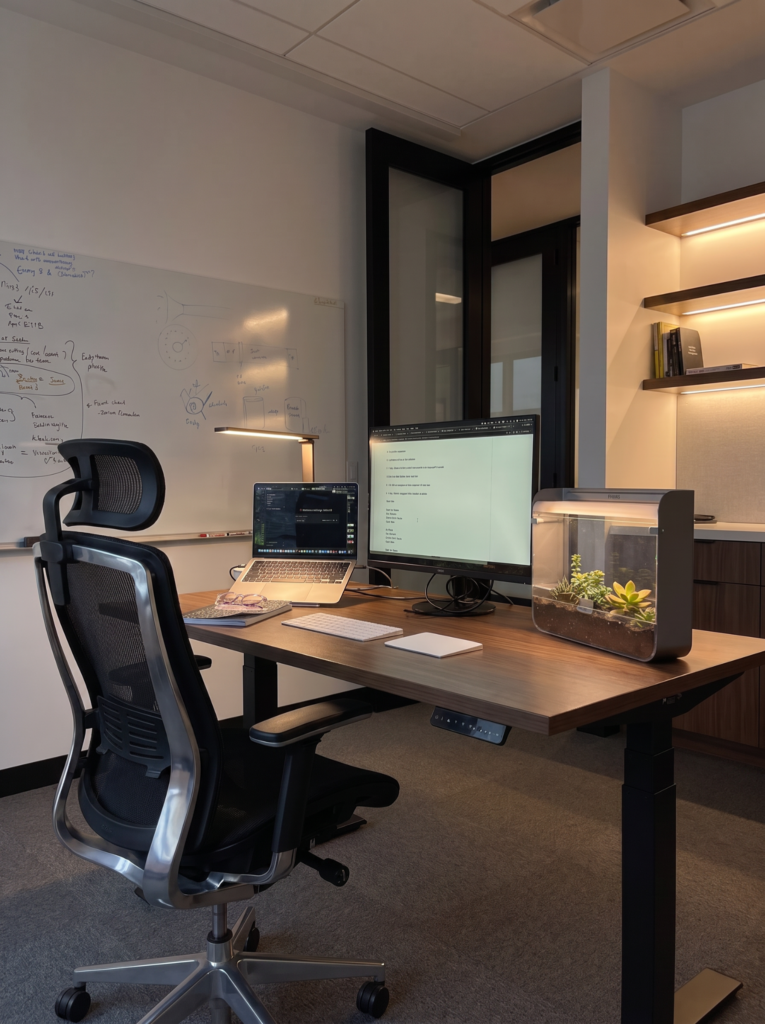 Terrix mounted in a workspace